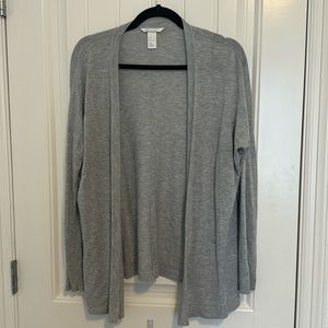 H&M basic grey cardigan